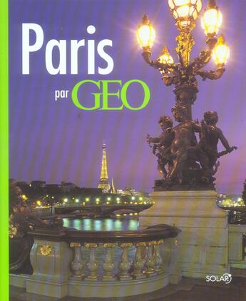 Couverture du livre « Paris par Géo » de Colette Gouvion aux éditions Solar