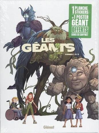 Couverture du livre « Les Géants : coffret vol.1 : Tomes 1 à 3 » de Lylian et Paul Drouin et Luisa Russo et James Christ et Lorien Aureyre aux éditions Glenat