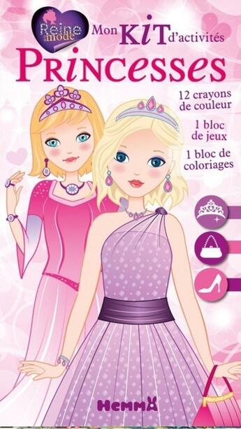 Couverture du livre « Princesses » de Veronique Raskinet aux éditions Hemma