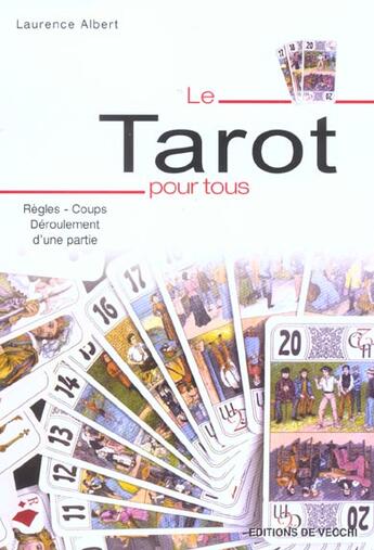 Couverture du livre « Le tarot » de Laurence Albert aux éditions De Vecchi