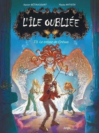 Couverture du livre « L'île oubliée Tome 3 : le trésor de Crésus » de Xavier Betaucourt et Paolo Antista aux éditions Jungle