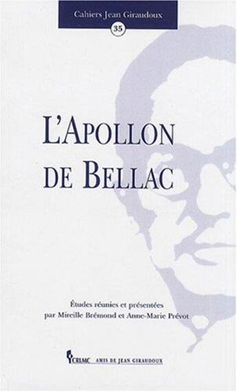 Couverture du livre « L'Apollon de Bellac » de Mireille Bremond aux éditions Pu De Clermont Ferrand