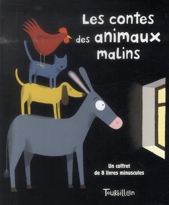 Couverture du livre « Les contes des animaux malins ; coffret » de  aux éditions Tourbillon