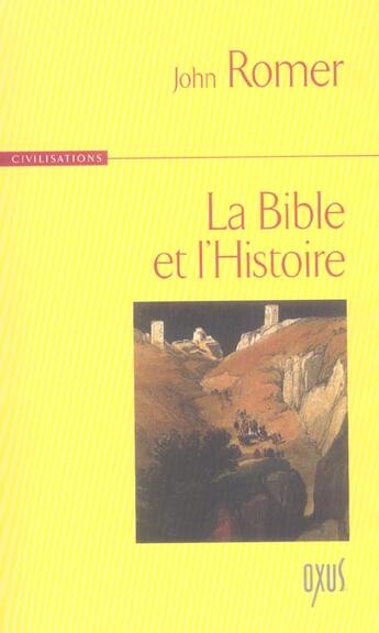 Couverture du livre « Bible et l'histoire » de  aux éditions Oxus