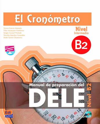 Couverture du livre « El cronometro b2 intermedio cd » de  aux éditions Edinumen