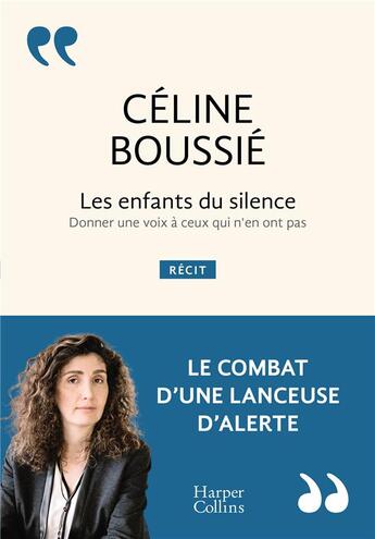 Couverture du livre « Les enfants du silence » de Celine Boussie aux éditions Harpercollins