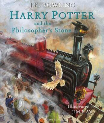 Couverture du livre « Harry Potter and the philosopher's stone » de J. K. Rowling et Jim Kay aux éditions Bloomsbury