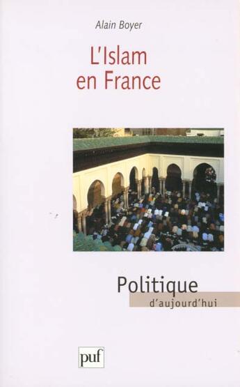 Couverture du livre « Islam en france (l') » de Boyer A. aux éditions Puf