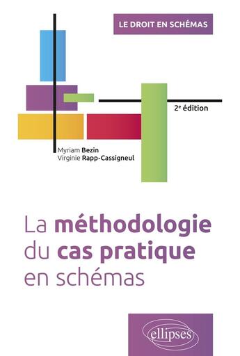 Couverture du livre « La methodologie du cas pratique en schemas » de Bezin aux éditions Ellipses