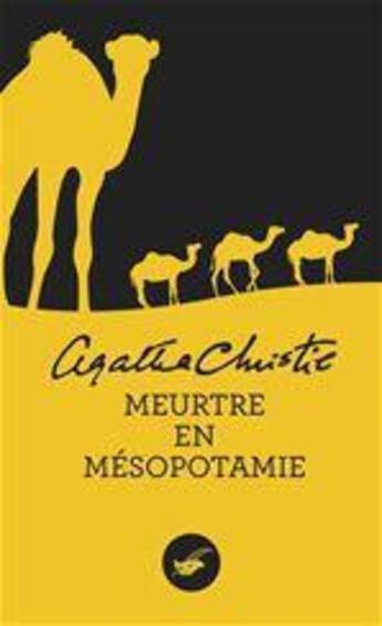 Couverture du livre « Meurtre en Mésopotamie » de Agatha Christie aux éditions Le Masque