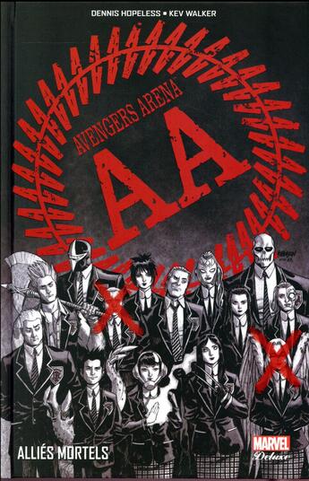 Couverture du livre « Avengers Arena t.1 : alliés mortels » de Dennis Hopeless et Kev Walker aux éditions Panini