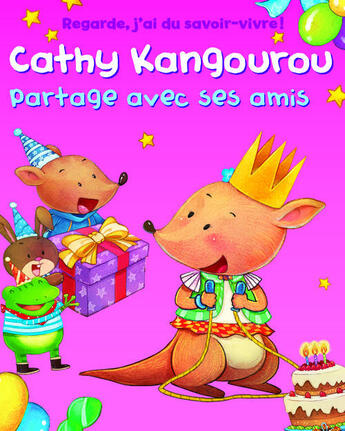 Couverture du livre « Cathy kangourou partage avec ses amis » de  aux éditions Yoyo Books