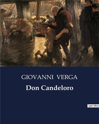 Couverture du livre « Don Candeloro » de Giovanni Verga aux éditions Culturea