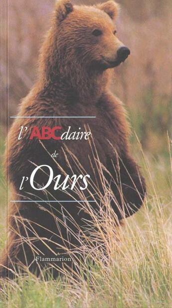 Couverture du livre « L'abcdaire de l'ours » de Sophie Bobbe aux éditions Flammarion
