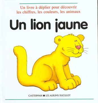 Couverture du livre « Lion jaune (un) » de Van Fleet Mattew aux éditions Casterman