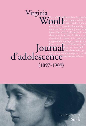 Couverture du livre « Journal d'adolescence 1897-1909 » de Woolf-V aux éditions Stock