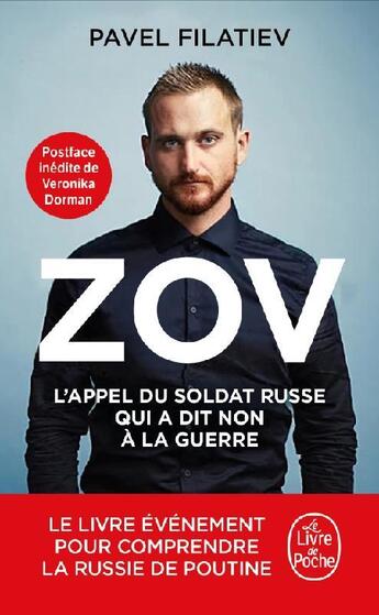 Couverture du livre « Zov - l'homme qui a dit non a la guerre » de Filatiev Pavel aux éditions Le Livre De Poche