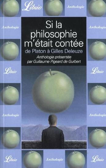 Couverture du livre « Si la philosophie m'etait contee de platon a gilles deleuze » de Pigeard De Gurbert G aux éditions J'ai Lu