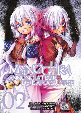 Couverture du livre « Mynoghra, annonciateur de l'apocalypse Tome 2 » de Fehu Kazuno et Yasaiko Midorihana et Hidekazu Gomi aux éditions Delcourt