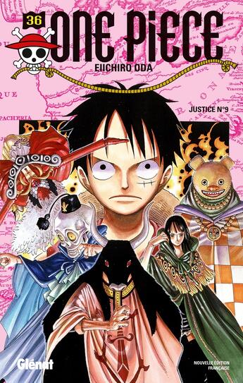 Couverture du livre « One Piece - édition originale Tome 36 : justice n°9 » de Eiichiro Oda aux éditions Glenat