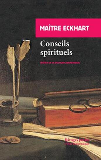 Couverture du livre « Conseils spirituels » de Johannes Eckhart aux éditions Rivages