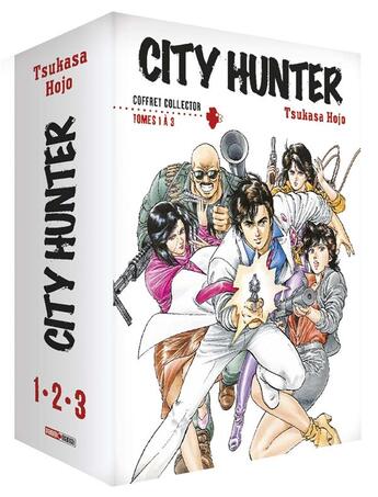 Couverture du livre « City Hunter : coffret Tomes 1 à 3 » de Tsukasa Hojo aux éditions Panini