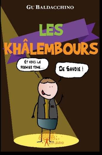 Couverture du livre « Les khalembours » de Gu Baldacchino aux éditions Edilivre