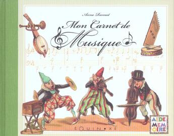 Couverture du livre « Mon carnet de musique » de Anne Ramat aux éditions Equinoxe