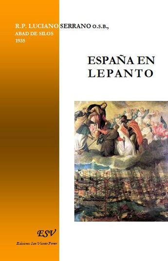 Couverture du livre « España en lepanto » de Luciano Serrano aux éditions Saint-remi