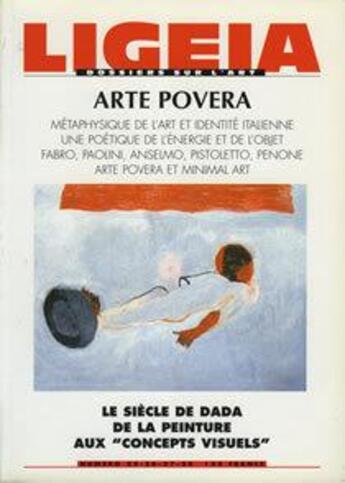 Couverture du livre « Ligeia n 25 arte povera » de  aux éditions Revue Ligeia
