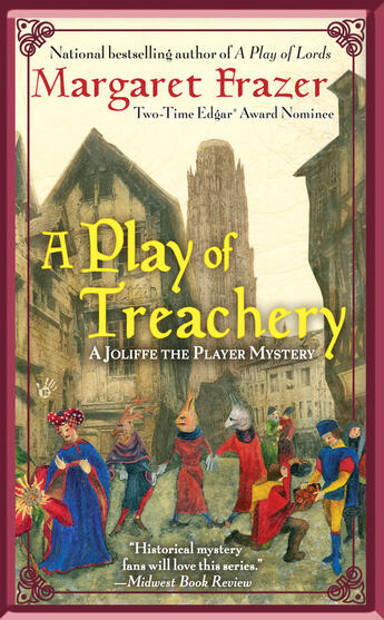 Couverture du livre « A Play of Treachery » de Margaret Frazer aux éditions Penguin Group Us