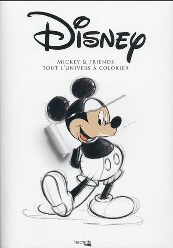 Couverture du livre « The art of Disney ; Mickey & friends ; tout l'univers à colorier » de  aux éditions Hachette Pratique