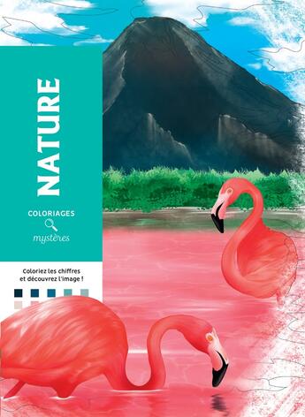 Couverture du livre « Coloriages mysteres nature » de Alexandre Karam aux éditions Hachette Pratique