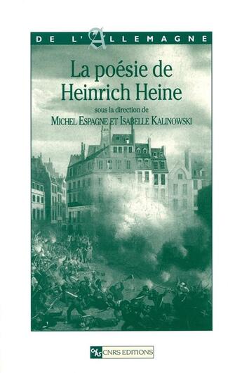 Couverture du livre « Poesie de heinrich heine » de  aux éditions Cnrs