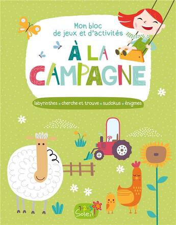 Couverture du livre « Jeux et activites a la campagne (coll. mes petits blocs) » de  aux éditions 1 2 3 Soleil