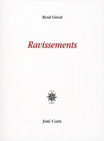 Couverture du livre « Ravissements » de Ryad Girod aux éditions Corti