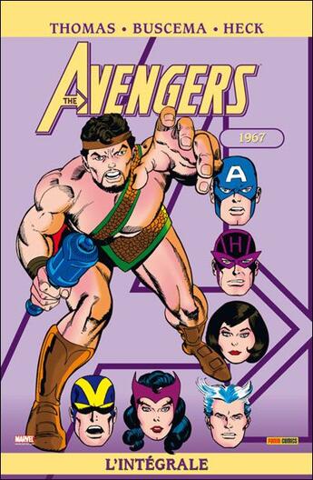 Couverture du livre « Avengers : Intégrale vol.4 : 1967 » de Don Heck et John Buscema et Roy Thomas aux éditions Panini