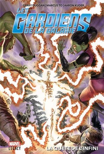 Couverture du livre « Les Gardiens de la Galaxie : la quête de l'infini » de Gerry Duggan et Aaron Kuder et Marcus To aux éditions Panini