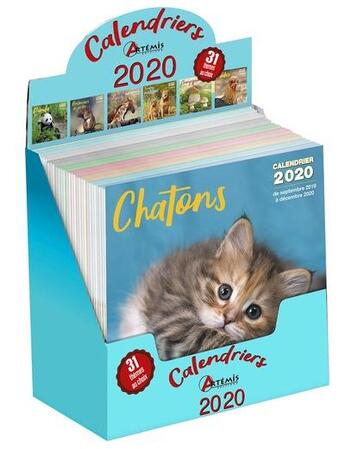 Couverture du livre « Boîte 50 calendriers 2020 » de  aux éditions Artemis