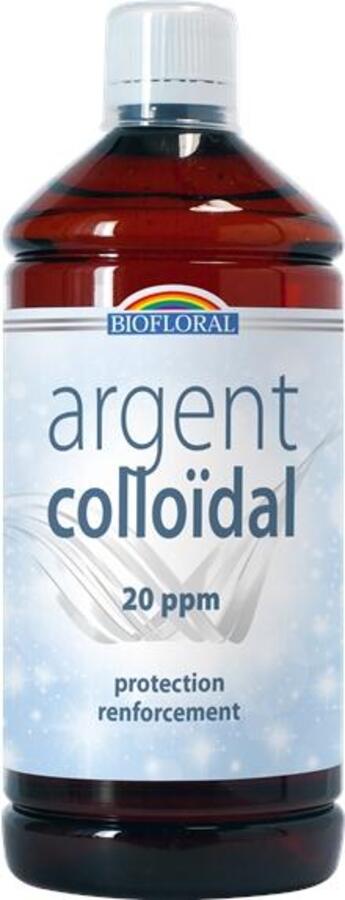 Couverture du livre « Argent colloidal 20 ppm - 1l - naturel » de  aux éditions Dg-exodif