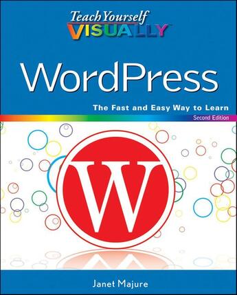 Couverture du livre « Teach Yourself VISUALLY WordPress » de Janet Majure aux éditions Visual