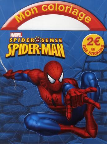 Couverture du livre « Spider Sense Spider-Man ; mon colo à poignée » de  aux éditions Disney Hachette