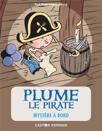 Couverture du livre « Plume le pirate t.4 ; mystère a bord » de Thies/Alloing aux éditions Pere Castor