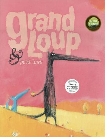 Couverture du livre « Grand loup & petit loup ; 10 ans d'amitié » de Nadine Brun-Cosme et Olivier Tallec aux éditions Pere Castor