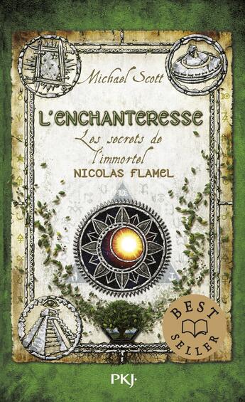 Couverture du livre « Les secrets de l'immortel Nicolas Flamel Tome 6 ; l'enchanteresse » de Michael Scott aux éditions Pocket Jeunesse