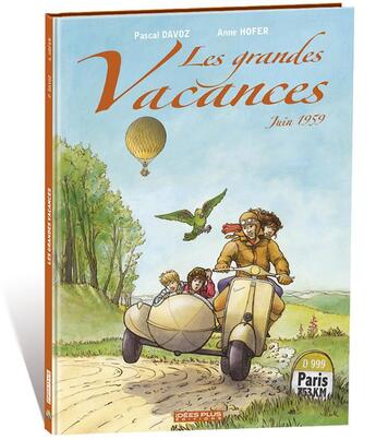 Couverture du livre « Les grandes vacances : juin 1959 » de Pascal Davoz aux éditions Idees Plus