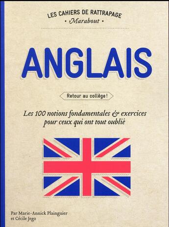 Couverture du livre « Anglais » de Cecile Perrot et Marie-Annick Mattioli aux éditions Marabout