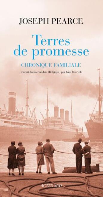 Couverture du livre « Terres de promesse » de Joseph Pearce aux éditions Actes Sud