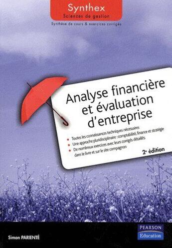 Couverture du livre « SYNTHEX ; analyse financière et évaluation d'entreprise (2e édition) » de  aux éditions Pearson