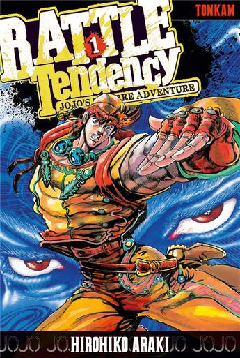 Couverture du livre « Jojo's bizarre adventure - saison 2 ; battle tendancy Tome 1 » de Hirohiko Araki aux éditions Delcourt